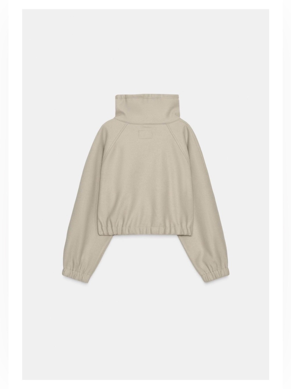 Zara Matching Set Oversized 2-Piece Bomber Jacket and Barrel Pants Gray Green - Picture 8 of 16